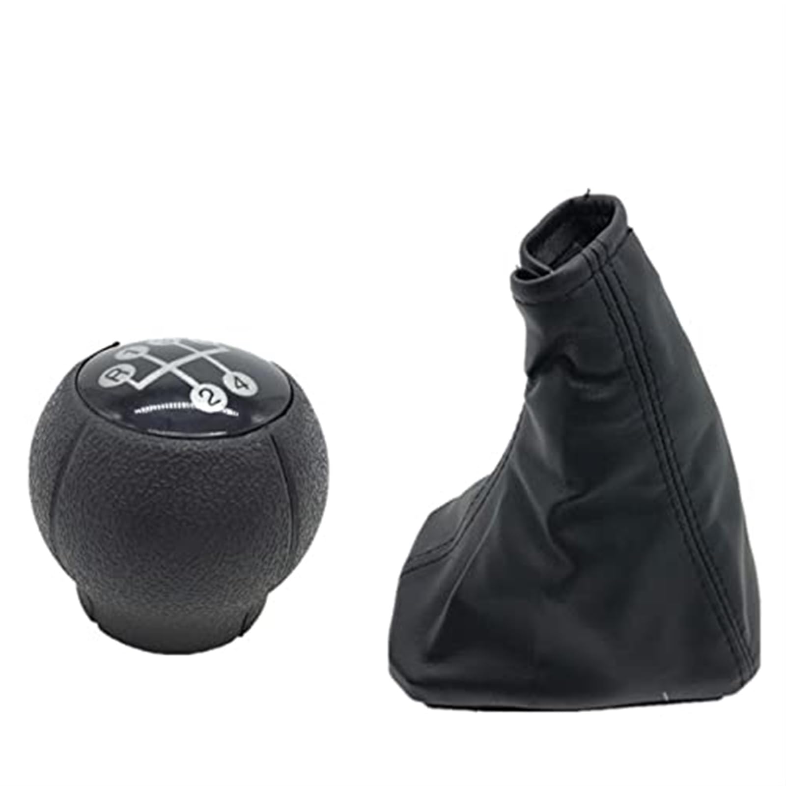 Auto Schaltknaufkopf Für OPEL Für Corsa C Auto Schaltknauf Hebel Gamasche Boot Auto Parkplatz Handbremse Griffe Fall Auto Schaltknauf Kopf(‎2pcs Gear Knob Cover) von HUMUTWCWP