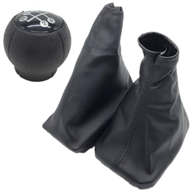 Auto Schaltknaufkopf Für Opel Für Corsa C (01-06) Für TIGRA B (04-12) Für Combo C (01-11) Schaltknauf Hebel Boot Auto Anti Slip Parkplatz Handbremse(‎Combo 3pcs) von HUMUTWCWP