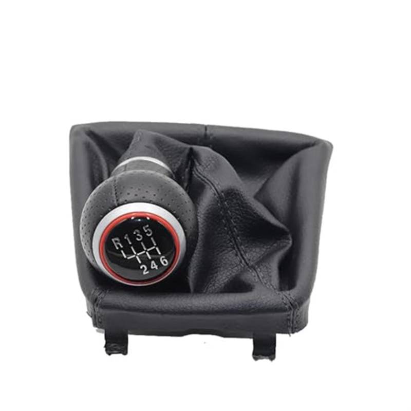 Auto Schaltknaufkopf Für Skoda Für Superb II 2008 2009 2010 2011 2012 5/6 Geschwindigkeit Auto Schaltknauf Hebel Stick Griff Gamasche Leder Boot Abdeckung Fall(‎6 Speed Type 1) von HUMUTWCWP