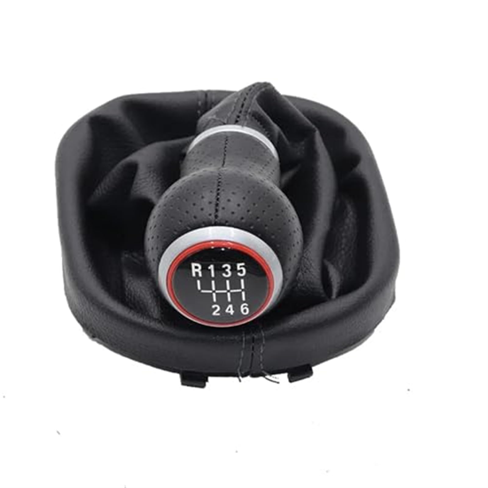 Auto Schaltknaufkopf Für VW Für Touran Für Caddy MK2 2003 2004 2005 2006 2007 2008 2009 2010 5/6 Geschwindigkeit Auto Shift schaltknauf Hebel Gaitor Boot Abdeckung(‎6 Speed Type 2) von HUMUTWCWP