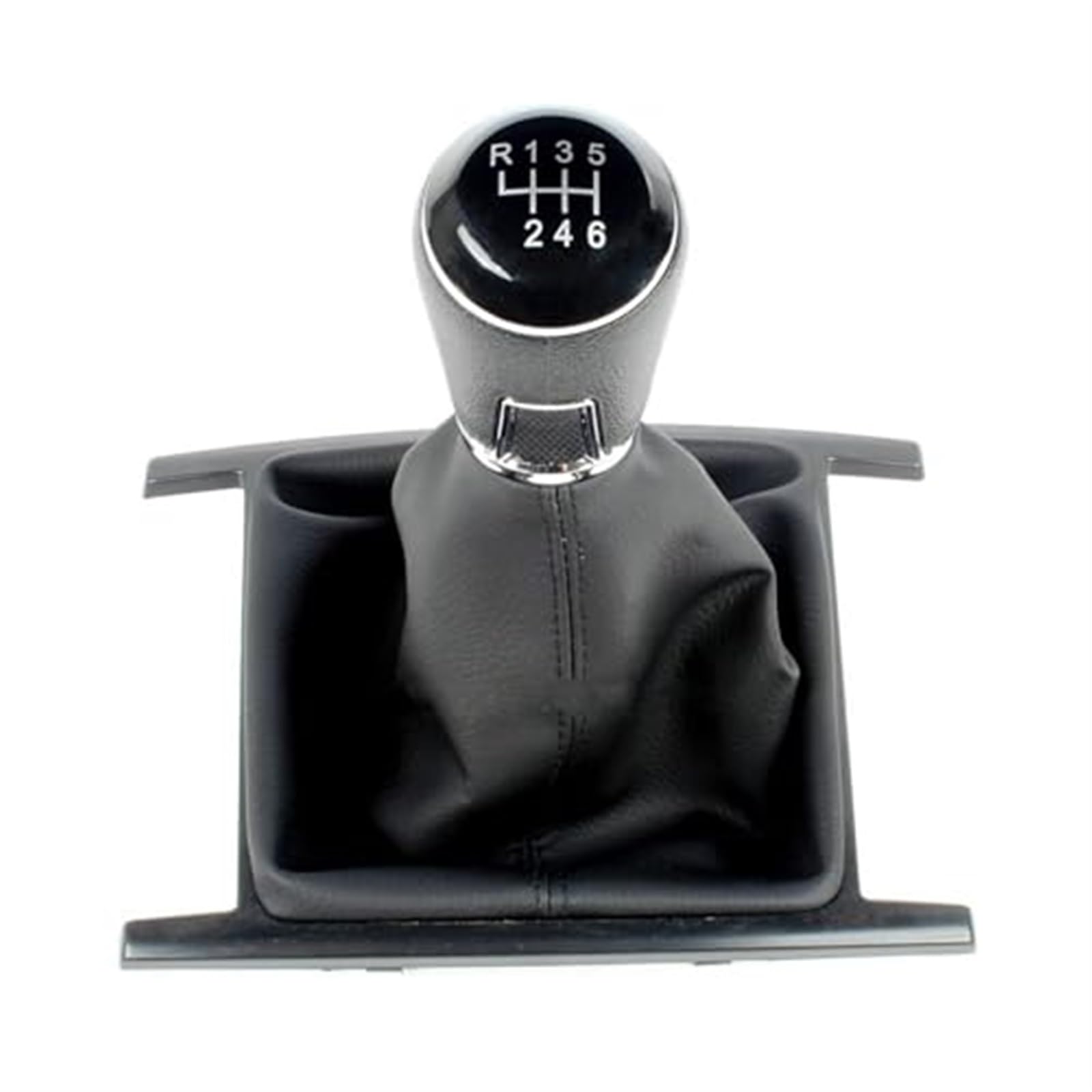 Auto Schaltknaufkopf Für VW für Amarok 2010 2011 2012 2013 2014 2015 Auto 6-Gang-Schalthebel Schaltknauf mit PU-Ledermanschette 5-Gang-Schaltknauf(‎6 Speed Black) von HUMUTWCWP