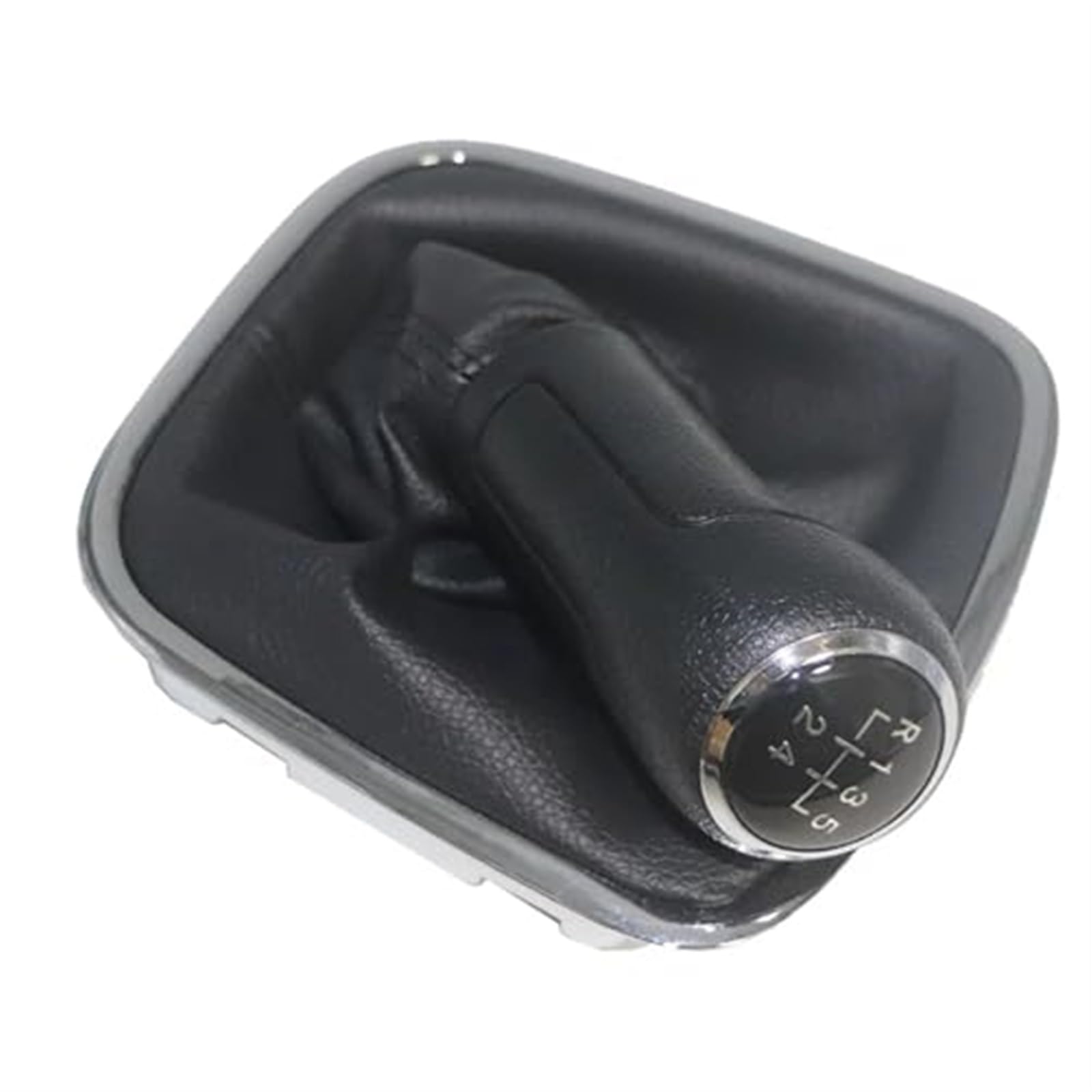 Auto Schaltknaufkopf Für VW für Polo 6R für Limousine 2011 2012 2013 2014 2015 2016 2017 Auto-Shift-Schaltknauf Hebel Gaitor Kofferraumabdeckung 5-Gang-Schaltknauf(‎Set) von HUMUTWCWP