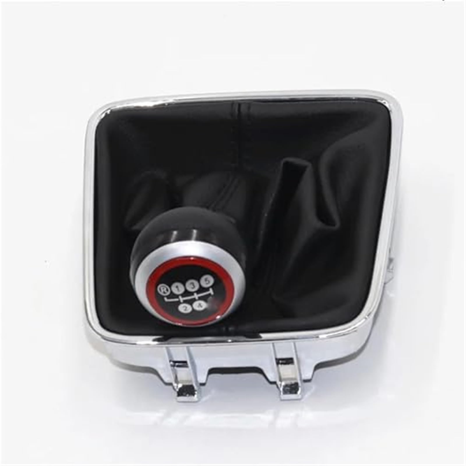 Auto Schaltknaufkopf Für VW für Tiguan 2007 2008 2009 2010 2011 Auto-Shift-Schaltknauf Hebel Gaitor Kofferraumabdeckung 5-Gang-Schaltknauf(‎5 Speed Type 6) von HUMUTWCWP