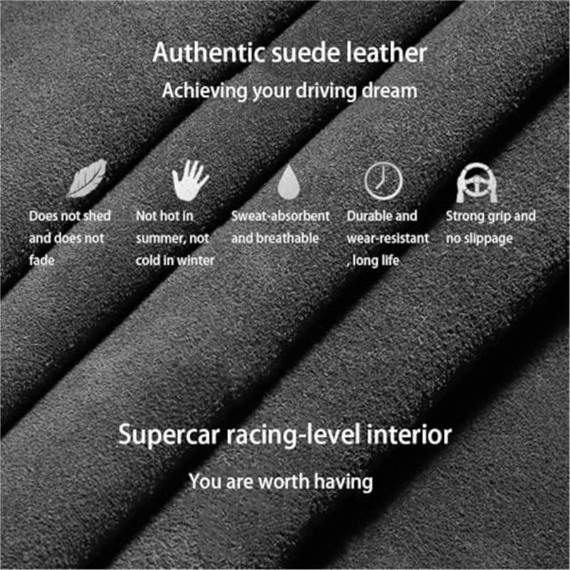 Couverture Volant Voiture Für Nissan Für Juke Für Nismo RS 2010-2014 2015 2016 2017 2018 2019 Anti-Slip Atmungsaktive Lenkrad Schutz Abdeckung(1,D) von HUMUTWCWP