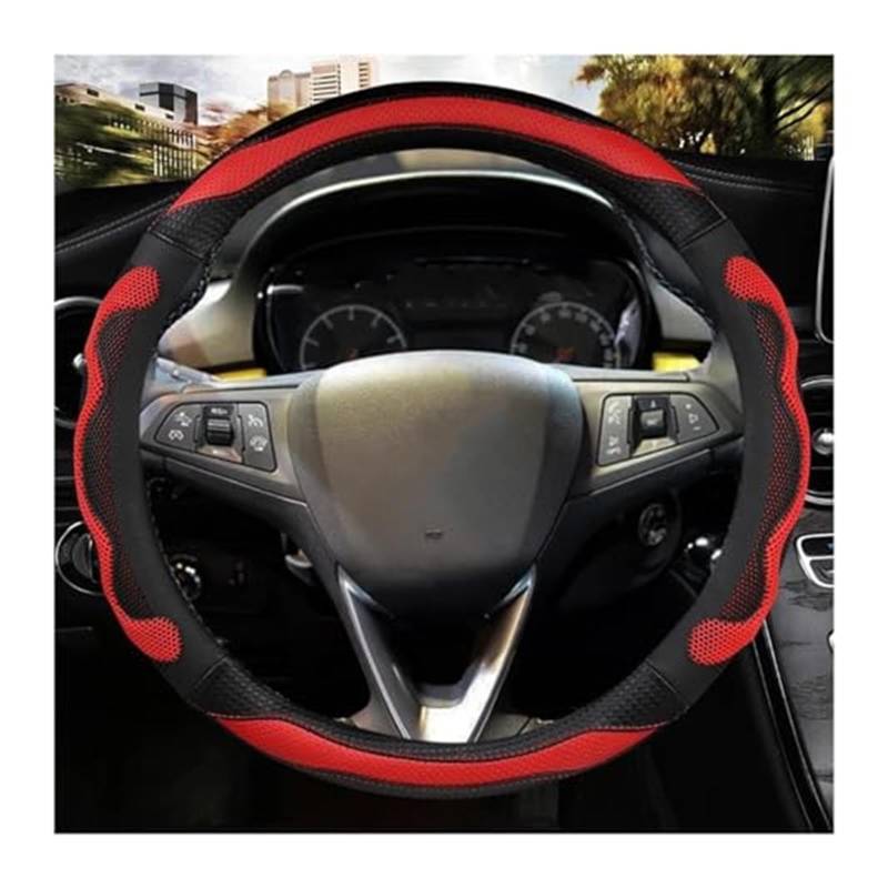 Couverture Volant Voiture Für Opel Für Grandland X Für Insignia 2017-2020 2021 2022 Lenkrad Abdeckung Lenkung Haube Auto Lenkrad Abdeckung(Red) von HUMUTWCWP