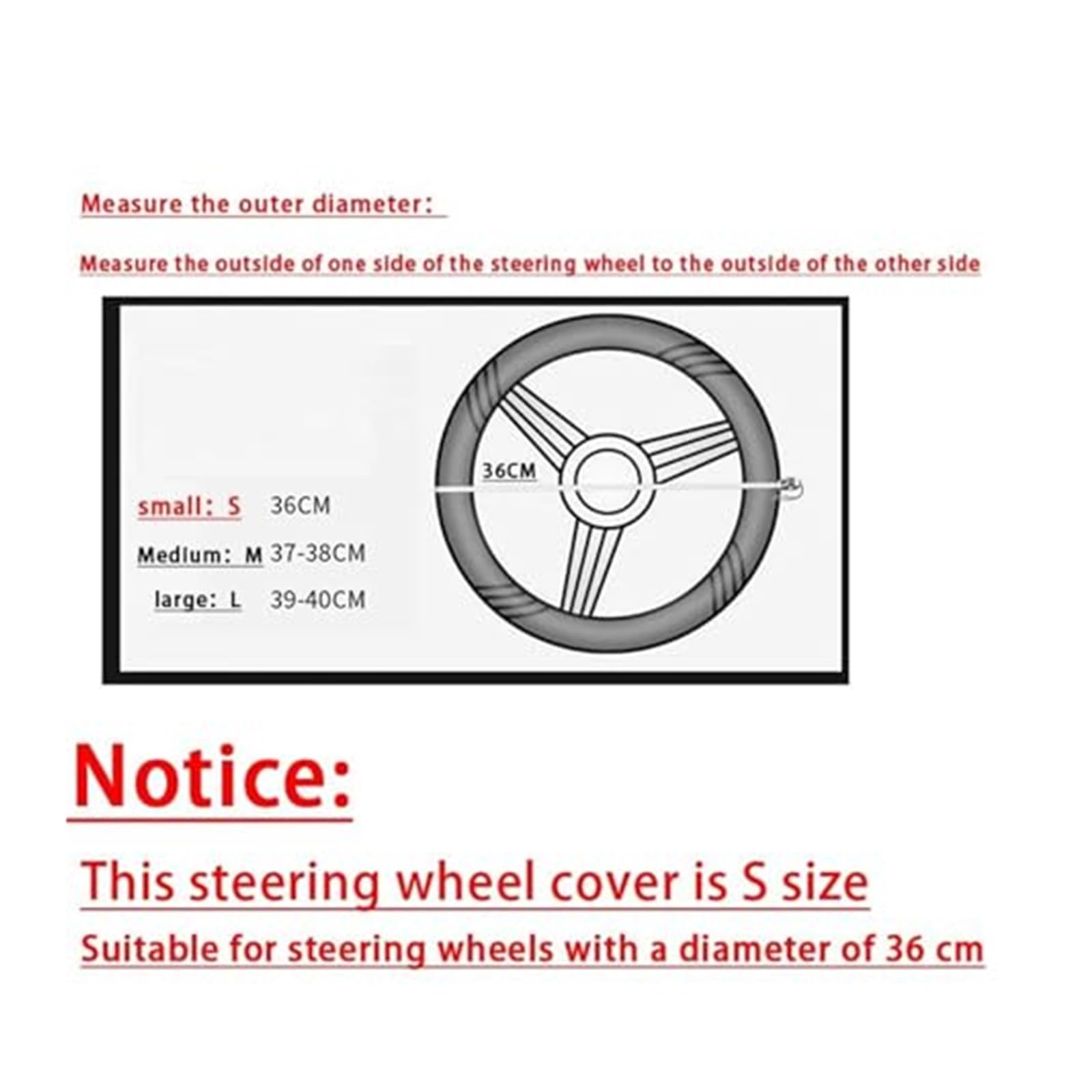 Couverture Volant Voiture Universal-Lenkradabdeckung, Lenkradabdeckung, Lenkradgeflecht, Mikrofaser-Leder, klein, 36 cm, Autos, Radabdeckungen, rutschfest(Blue) von HUMUTWCWP