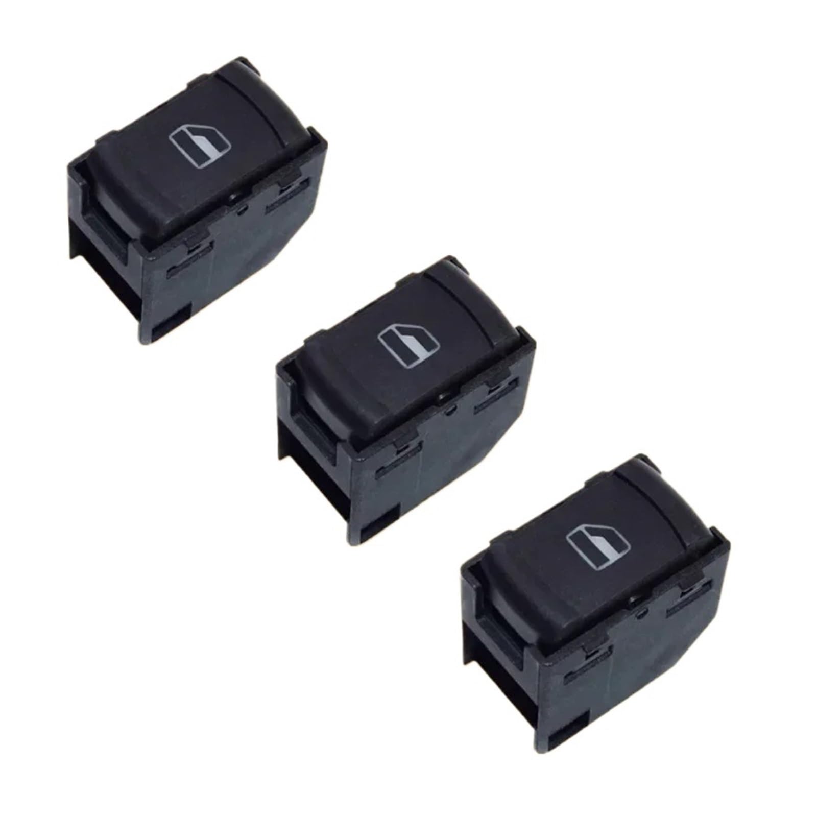 FÜR Bora Für Jetta MK4 Für Passat B5 Für Sitz Für Leon Für Toledo 1J4959857 3BD959857 Power Fenster Control Schalter Taste Rot 9pin Fensterheber Schalter(3 PCS) von HUMUTWCWP