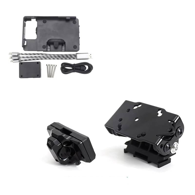 Für F800GS F 800 GS Für ADV Für ABS Für Abenteuer 2014-2019 Handy USB Navigation Halterung Motorrad GPS Halterung 13/16mm Motorrad Telefonhalter(AB) von HUMUTWCWP