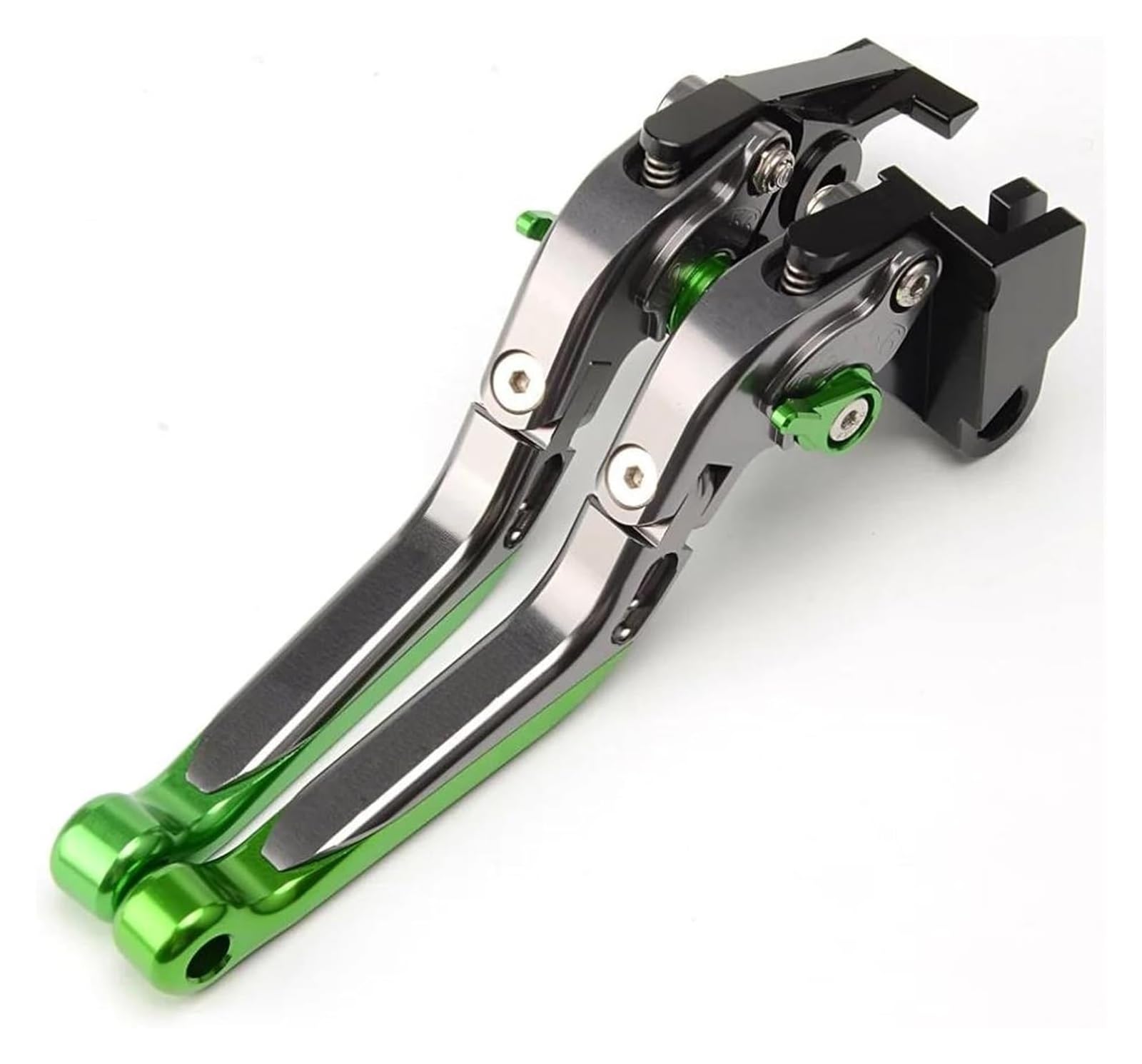 Motorrad handbremse kupplunghebel Für Kawasaki Für ZX10R Für ZX-10R 2006-2015 2014 2013 2012 2011 2010 2009 2008 673 Motorradbremskupplungshebel Ausziehbar Klappbar Verstellbar(Green) von HUMUTWCWP