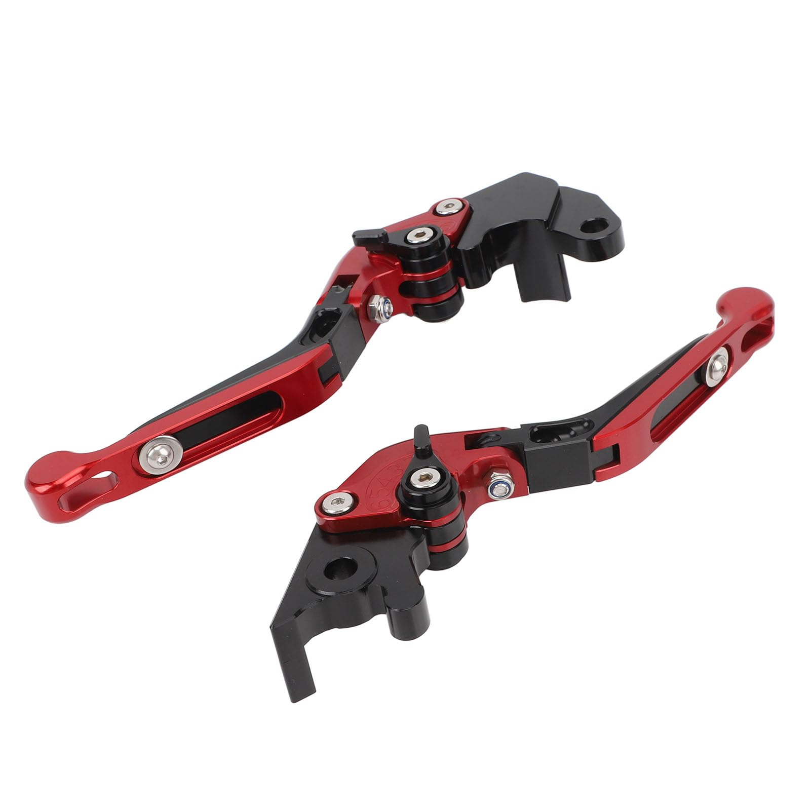 HUONIU Faltbare CNC Bremshebel für YZF R125 MT 125 Schwarz 2014 bis 2022 (Red) von HUONIU