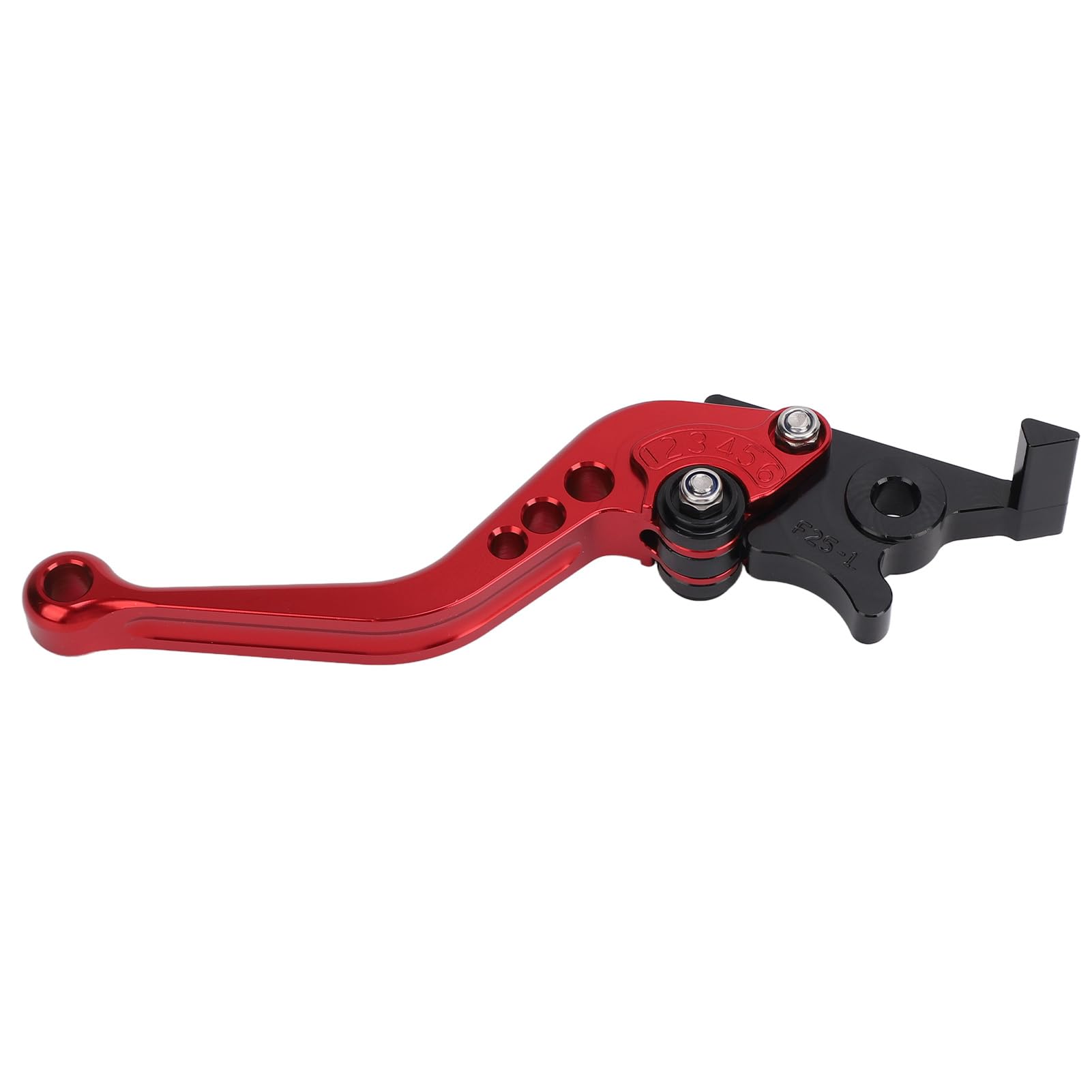 HUONIU Faltbarer Bremshebel CNC Aluminium Legierung Silber für DAX125 ST125 CT125 Hunter Cub (Red) von HUONIU