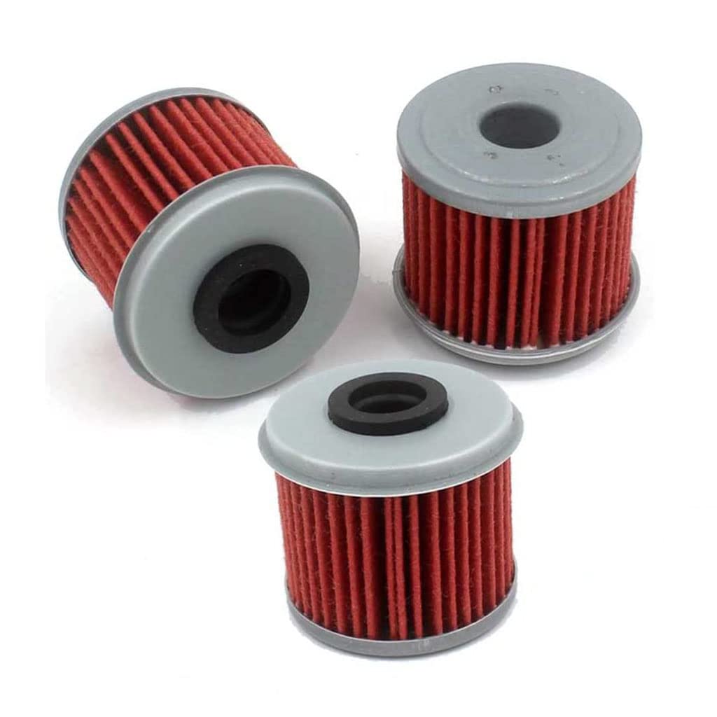 HURI 3x Ölfilter für CRF 150 R/CRF 250 CRF 450 X R/TRX 450 R ER # Hiflo HF116 / K&N KN116 / MF MF116 von HURI