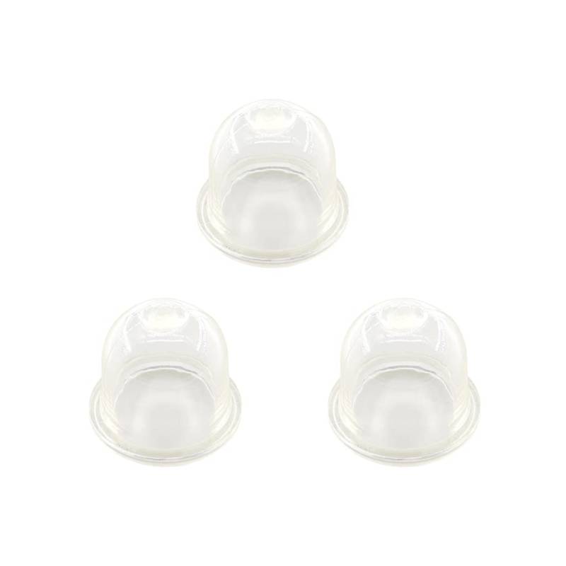 HURI 3x Pumpe Primer für ZAMA Vergaser C1Q C1U C3A C3M C3EL Benzin Pumpe Ball Kraftstoff ersetzt ZAMA 0057003/0057004 / 4226 121 2700 von HURI