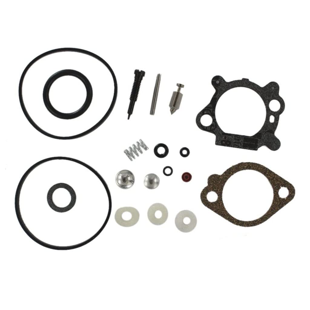 HURI Rasenmäher Vergaser Reparatursatz Dichtung für Briggs & Stratton Max 3.5 & 4 HP, Quantum 5 HP Industrial Plus Ersetzt 498260 498261 Wolf 2059 223 von HURI