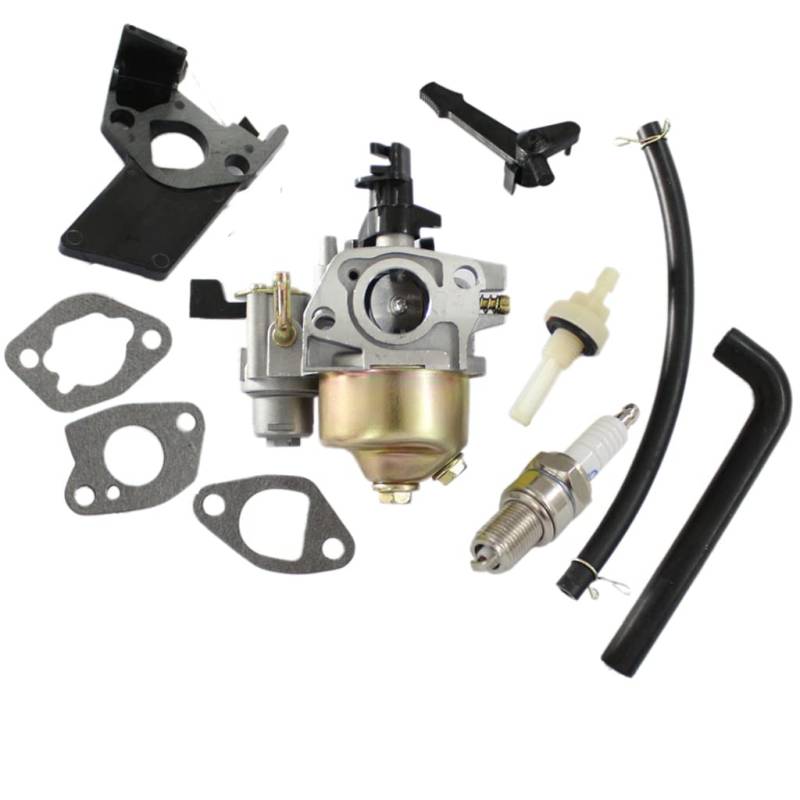 HURI Vergaser mit Schlauch passend für Honda GX140 GX160 GX200 5.5HP 6.5HP 168F Motoren LIFAN Benzinmotor 6,5 PS Komplett 16100-ZH8-812/16100-ZE1-844 von HURI