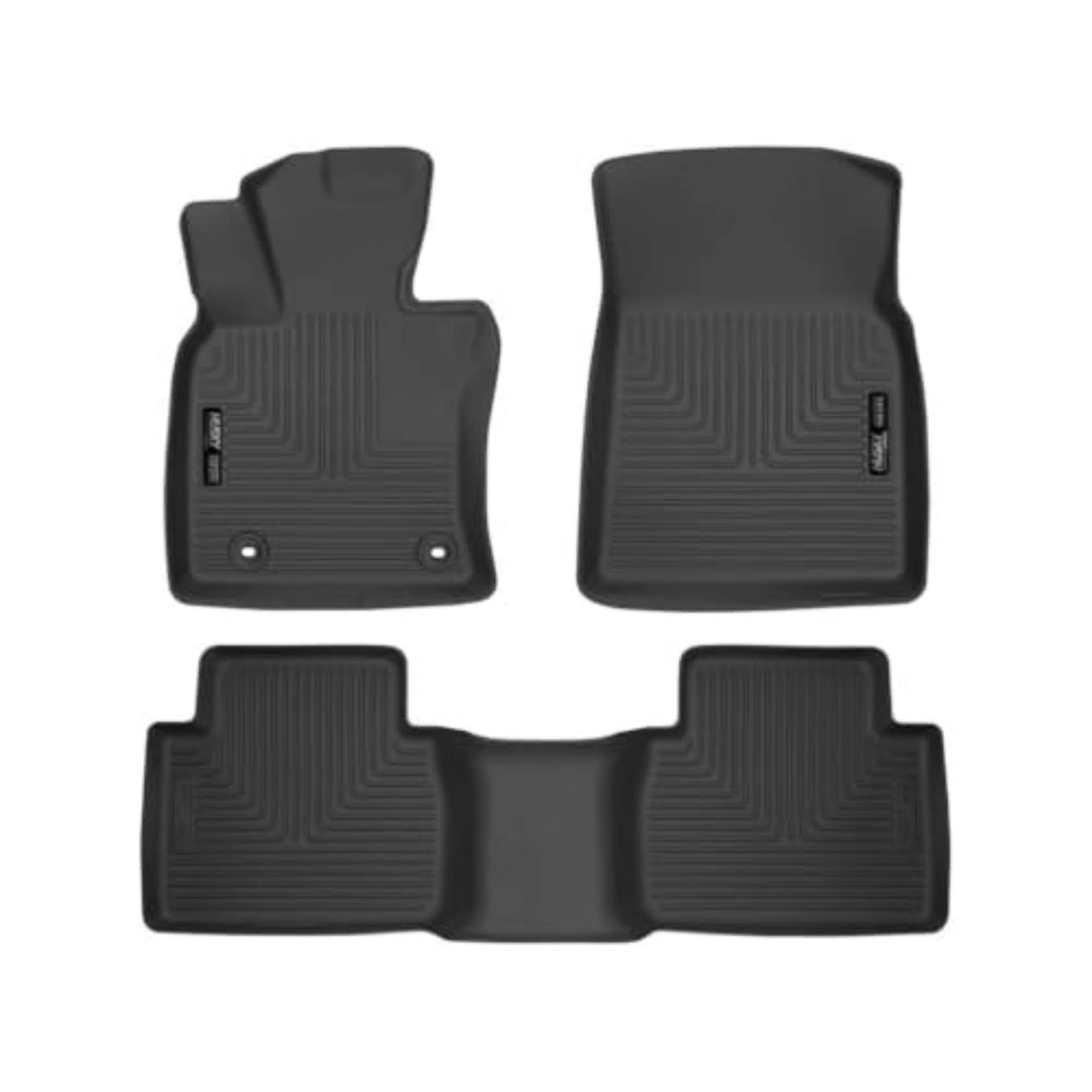 Husky Liners 95731 Black Front & 2nd Seat Floor Liners Fits 18-19 Camry von HUSKY LINERS