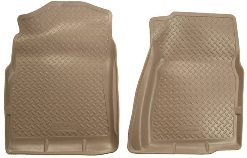 Husky Liners Passgenaue geformte Bodeneinlage für ausgewählte Chevrolet/GMC Modelle (Tan) von HUSKY LINERS