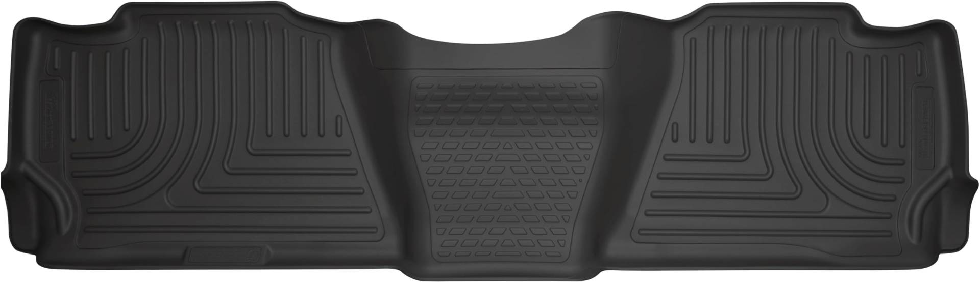 Husky Liners Weatherbeater Fußmatten, passend für 2007–2014 Cadillac Escalade; 2007–2014 Chevrolet Tahoe; 2007–2014 GMC Yukon | 2. Reihe, 1 Stück, schwarz – 19571 von HUSKY LINERS