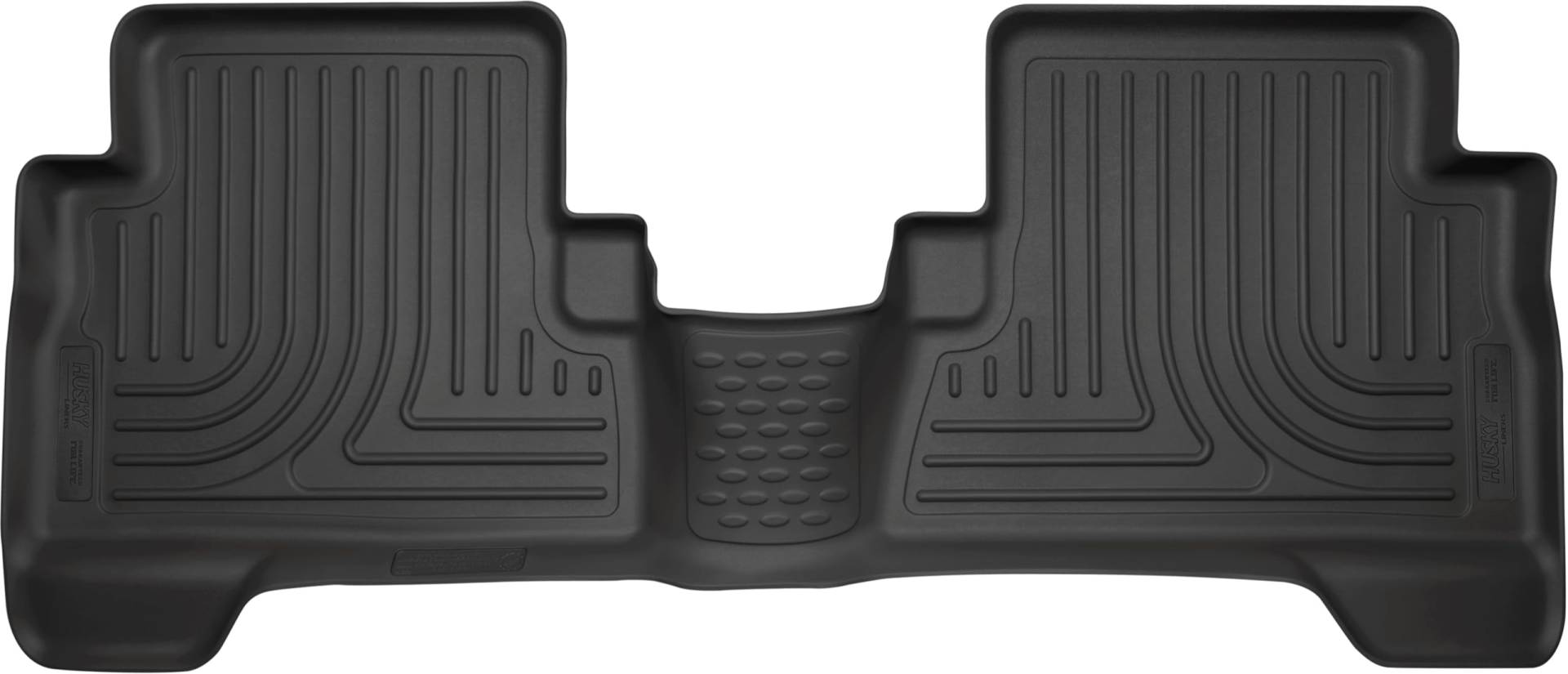 Husky Liners Weatherbeater Fußmatten, passend für 2013–2019 Ford Escape, 2013–2018 Ford C-Max, 2. Reihe, 1 Stück, schwarz – 19481 von HUSKY LINERS