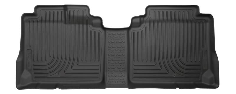 Husky Liners Weatherbeater Fußmatten, passend für Chevrolet Equinox 2010–2017, GMC Terrain, 2. Reihe, 1 Stück, Schwarz – 19771 von HUSKY LINERS