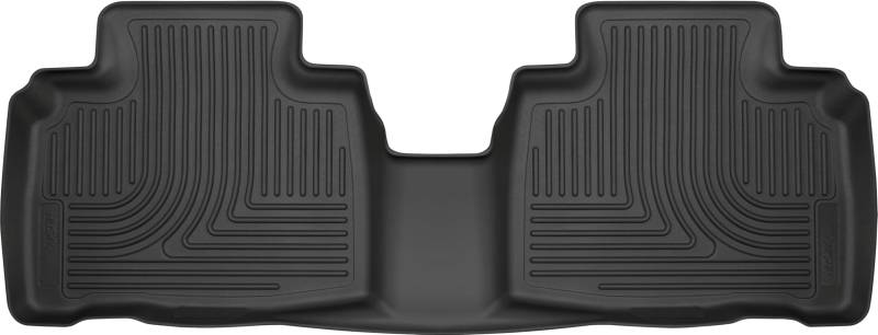 Husky Liners Weatherbeater Fußmatten, passend für Ford Edge 2015–2024, 2. Reihe, 1 Stück, schwarz – 14581 von HUSKY LINERS