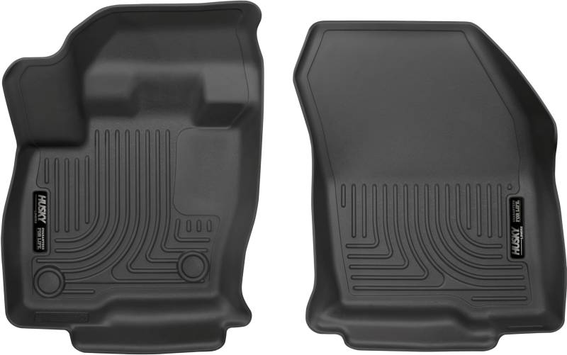 Husky Liners Weatherbeater Fußmatten, passend für Ford Edge 2015–2024, Vorderreihe, 2 Stück, schwarz – 13401 von HUSKY LINERS