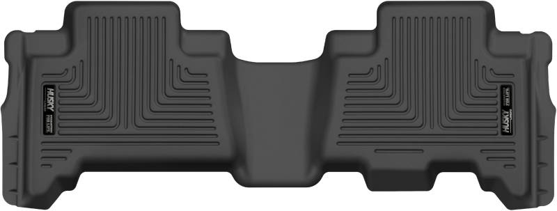 Husky Liners Weatherbeater Fußmatten, passend für Toyota 4Runner, 2014–2023 Lexus GX460, 2. Reihe, 1 Stück, Schwarz – 19451 von HUSKY LINERS