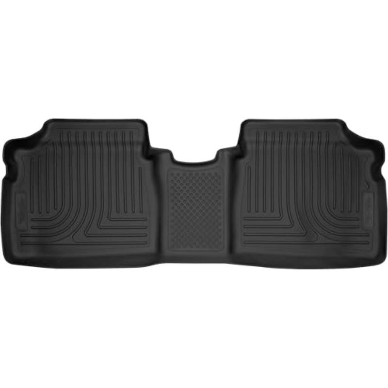 Husky Liners Weatherbeater Fußmatten, passend für Toyota Prius 2010–2014, 2. Reihe, 1 Stück, schwarz – 14491 von HUSKY LINERS