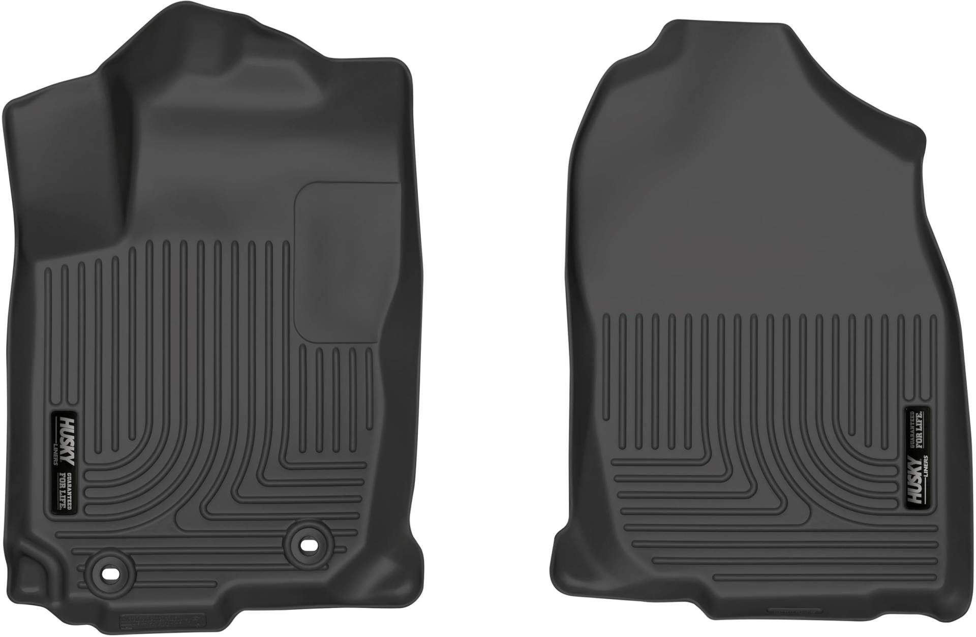 Husky Liners Weatherbeater Fußmatten, passend für Toyota RAV4 2013–2018, Vorderreihe, 2-teilig, schwarz – 13531 von HUSKY LINERS