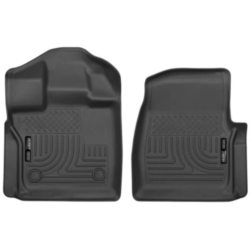 Husky Liners — Weatherbeater | Passend für 2015–2024 Ford F – 150 Standard Cab, vordere Reihe, schwarz | 18351 von HUSKY LINERS