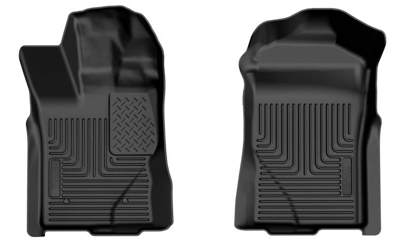 Husky Liners X-act 54111 Kontur-Fußmatten, passend für Ford Ranger Supercrew 2024, Vorderreihe, 2-teilig, Schwarz von HUSKY LINERS