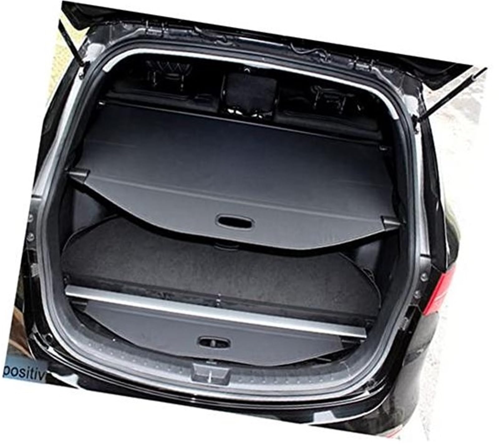 HUVNEXA, for Hyundai, for Tucson Ix35 2010 2011 2012 2013 2014, einziehbare hintere Gepäckraumabdeckung, Kofferraumschutz, Sicherheit Gepäck-Sonnenschutz von HUVNEXA