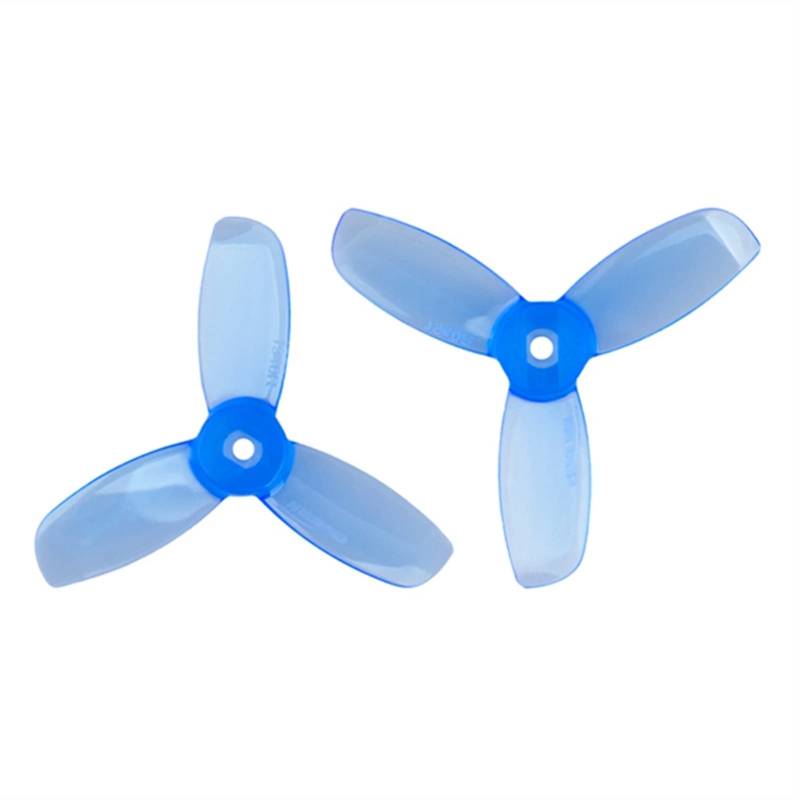 HUVNEXA 1,9X4X3 3-Blatt-PC-Propeller mit quadratischem Loch, for FPV Racing Freestyle 2-Zoll-Cinewhoop-Drohnen Drohnenpropeller(4Pairs Blue) von HUVNEXA