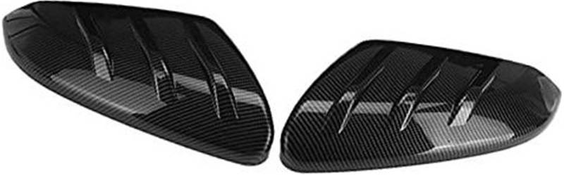 HUVNEXA 1 Paar Kohlefaser-Look Seitenrückspiegelkappe Außenspiegelabdeckung, for Civic, 10. 2016–2021 Autozubehör Auto-Außenspiegelabdeckungen(Black Carbon Fiber Look) von HUVNEXA