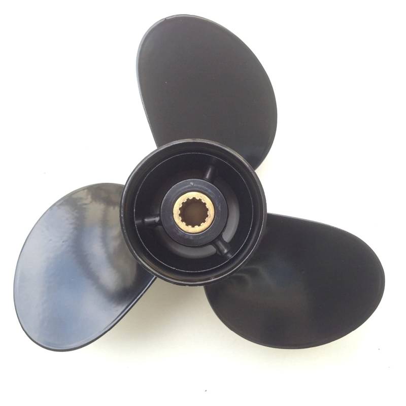 HUVNEXA 10,5x12 15hp-35hp, for Johnson-Propeller, 14-Zahn-Spline-Aluminium-Propeller, 3-Blatt, for Johnson-Marine-Propeller Bootspropeller von HUVNEXA