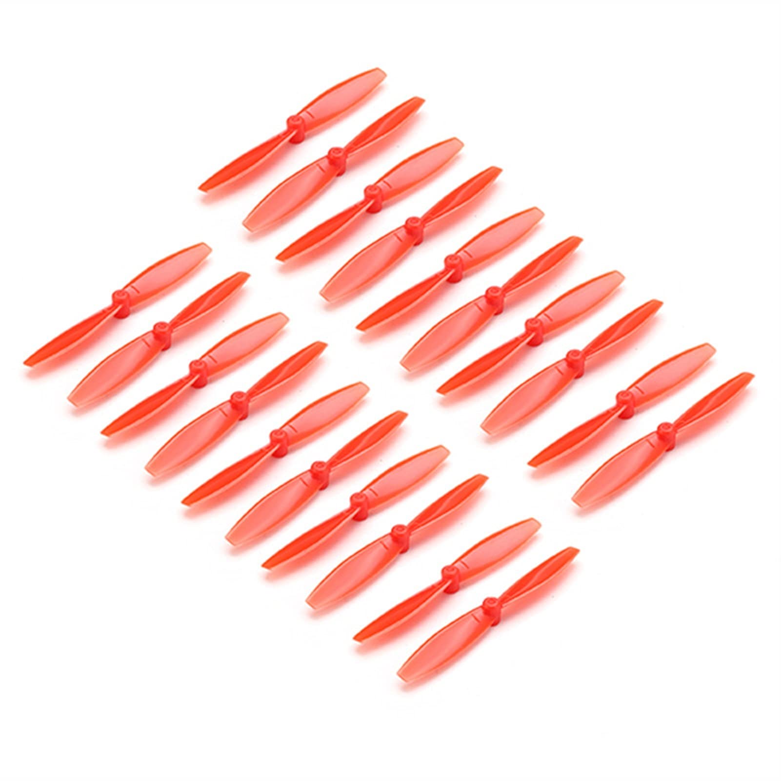 HUVNEXA 10 Paar 65 mm 2-Blatt-Propeller, for Micro FPV Tinywhoop Drohnen 0716 0720 8520 gebürsteter kernloser Motor 90 mm-150 mm 1 mm Drohnenpropeller(10Pairs Red) von HUVNEXA