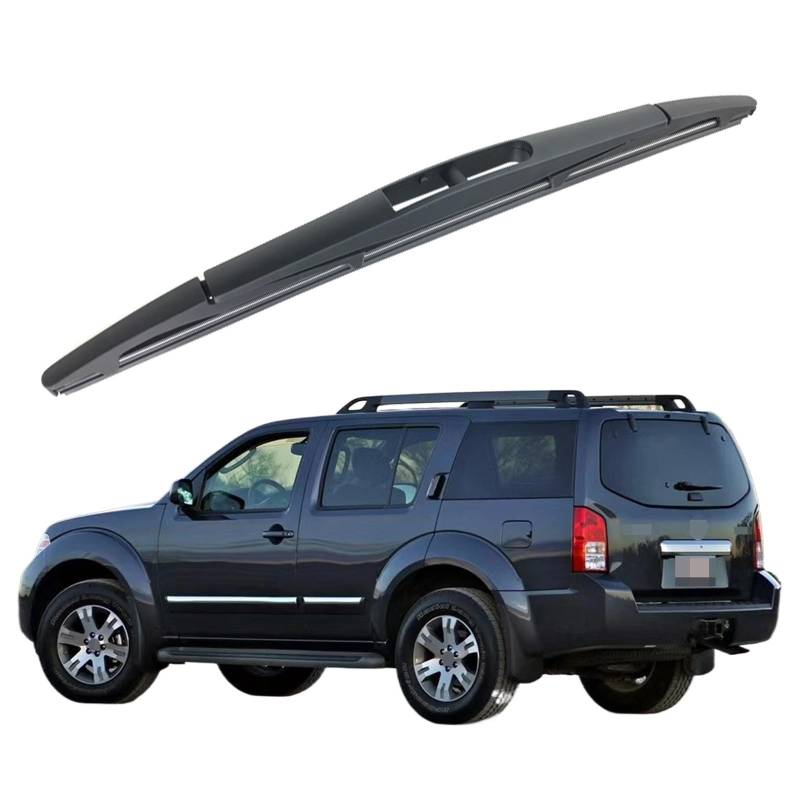 HUVNEXA 12" Heckscheiben-Scheibenwascher-Wischerblatt, for Nissan, for Pathfinder R51 2005-2012, Autozubehör Auto-Heckwischerblatt von HUVNEXA