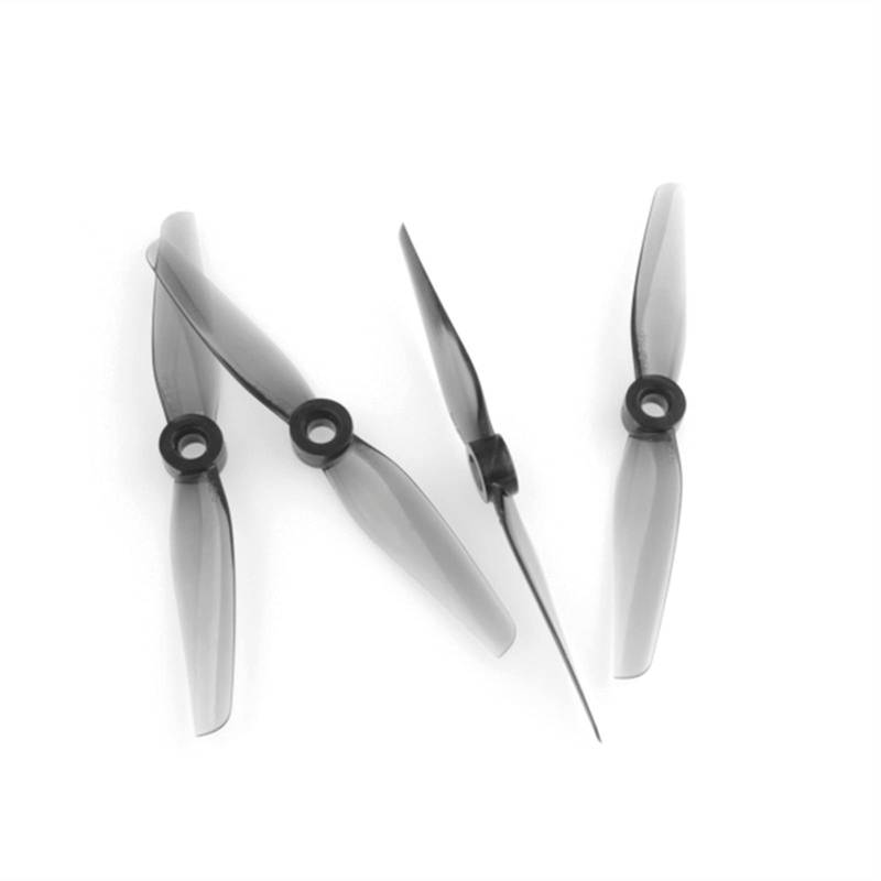 HUVNEXA 2 Paar 2-Blatt-PC-Propeller, for RC FPV Racing 4 Zoll Zahnstocher LR4 Micro Long Range Ersatzteile 4X2,5 Grau 4 Zoll Drohnenpropeller von HUVNEXA