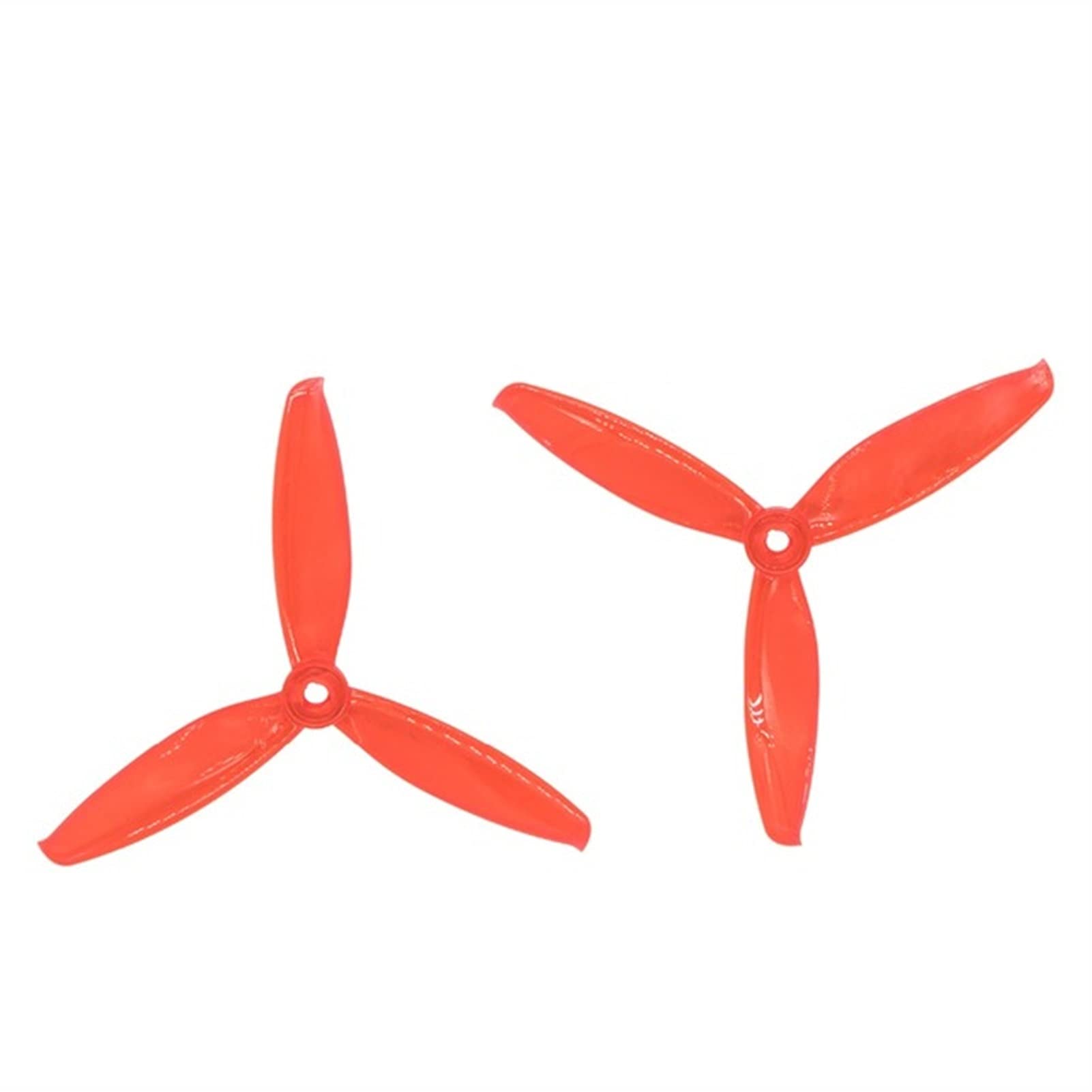 HUVNEXA 24 Stück/12 Paar 3-Blatt Windancer Propeller Propeller FPV Racing Drone Freestyle T5043C 5x4,3 Zoll PC Drohnenpropeller(12 Pair Crystal Red) von HUVNEXA