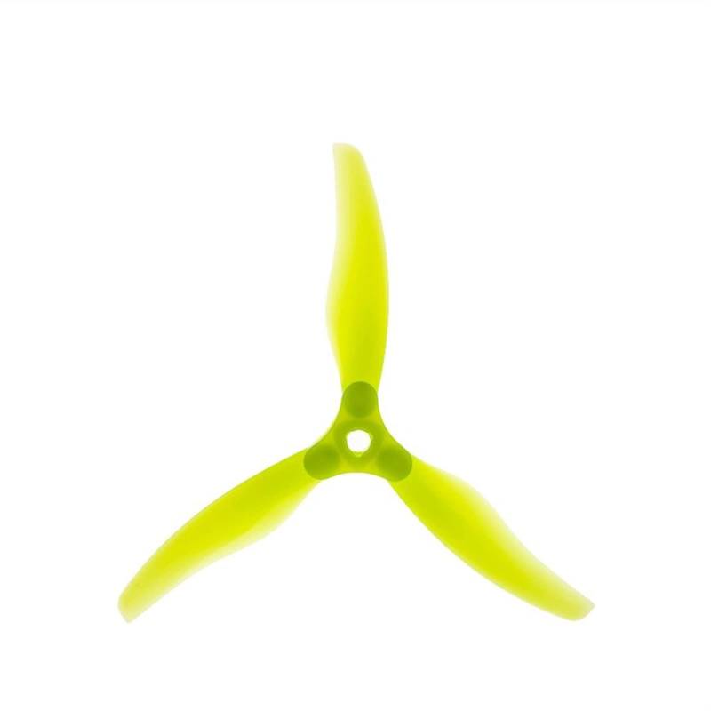 HUVNEXA 2Pairs 5,1X3,5 X3 PC Faltbare Propeller RC FPV Racing Freestyle 5 Zoll 5,1 Zoll Drohnen Drohnenpropeller(Yellow) von HUVNEXA