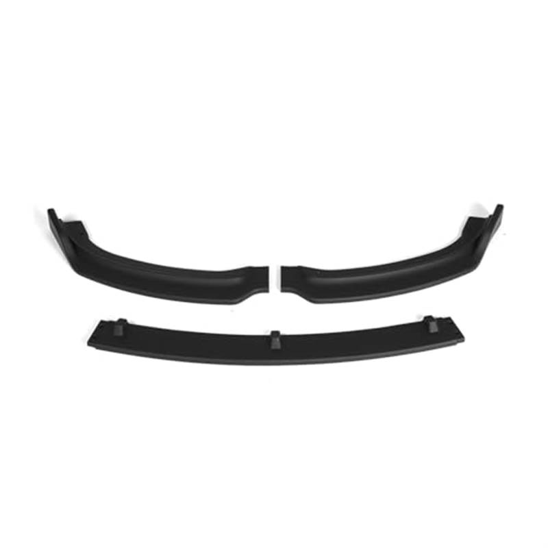 HUVNEXA 3PCS Auto Frontstoßstange Splitter Lippendiffusor Spoiler Schutzabdeckung Schutz Deflektorlippen, for, 3er F30 F35 2016-2019 Frontspoiler Diffusor für die vordere Stoßstange(Black Matte Black von HUVNEXA