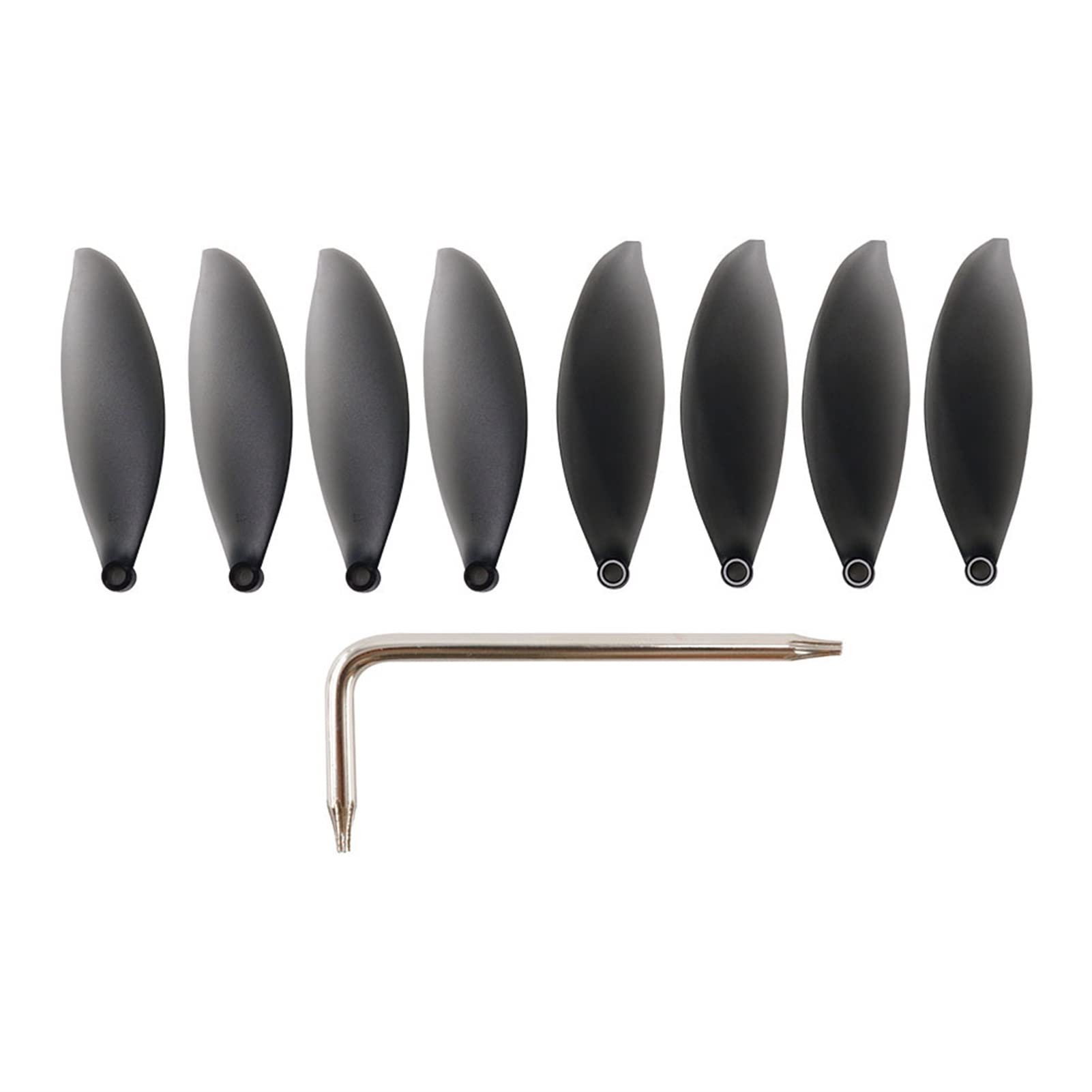 HUVNEXA 4 Paar Anafi Propeller Klapppropeller Ersatzteile CW CCW Blade Ersatzprops mit Werkzeug AB Blade, for Parrot Anafi Drone Drohnenpropeller von HUVNEXA