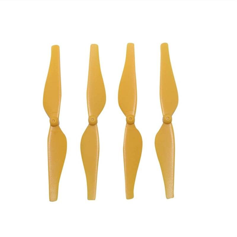 HUVNEXA 4 STÜCKE Fernbedienung Propeller Spielzeug Teile Bunte Propeller Klinge Zubehör Teile, for DJI, Tello Drone Drohnenpropeller(Yellow) von HUVNEXA