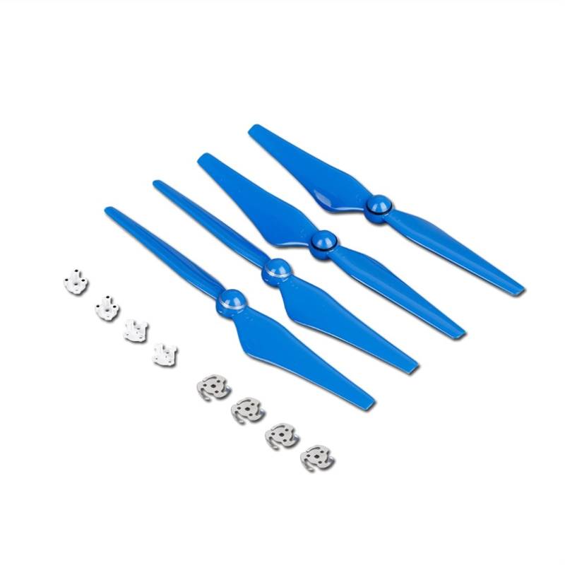 HUVNEXA 4 Stück Propeller 9450S Schnellspanner Propellerblätter Drohnenersatzteile 9450 Blatt, for Phantom, 4 PRO 4A Advanced Drohnenpropeller(Blue) von HUVNEXA