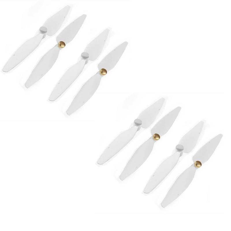 HUVNEXA 4 stücke/8 stücke Schnelle Release Propeller Propeller Vorne Und Hinten Propeller 1046 Prop Klingen CW CCW, for MI 4K Drone Drohnenpropeller(8pcs White) von HUVNEXA