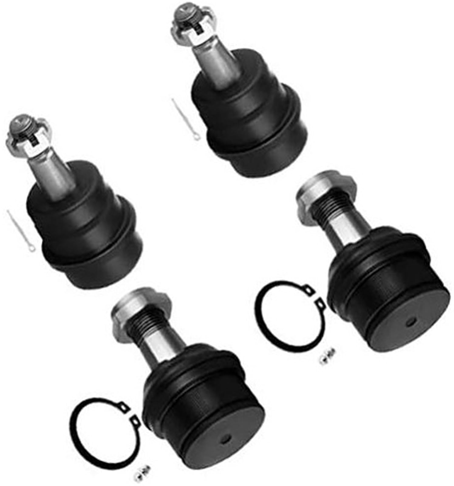 HUVNEXA 4-teiliges 4WD-Vorderradaufhängungsset, unteres Kugelgelenk, oberes Kugelgelenk, for 1994-1999, for Dodge, for Ram 1500 Ram 2500 Kugelgelenksatz von HUVNEXA