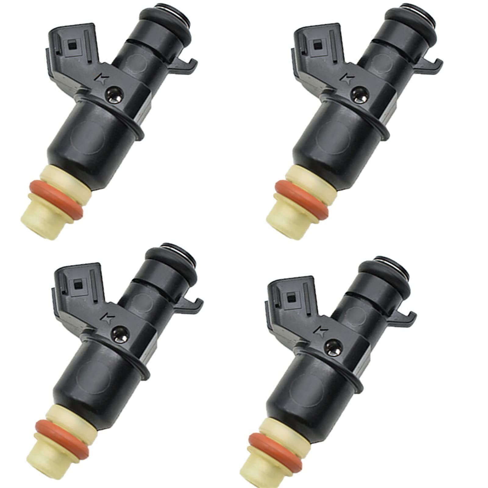 HUVNEXA 4Pcs Kraftstoff Injektor 6 LÖCHER 5-TÜR 2007 2008 16450-PWC-J01 16450 PWC J01 16450PWCJ01 Einspritzventil für Kraftfahrzeuge von HUVNEXA