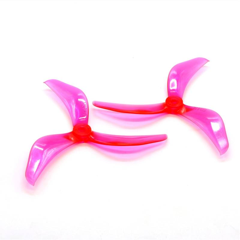 HUVNEXA 5X4,3X3 3-Blatt-Propeller, for RC FPV Racing Freestyle 5-Zoll-Drohnen Drohnenpropeller(6Pairs Pink) von HUVNEXA