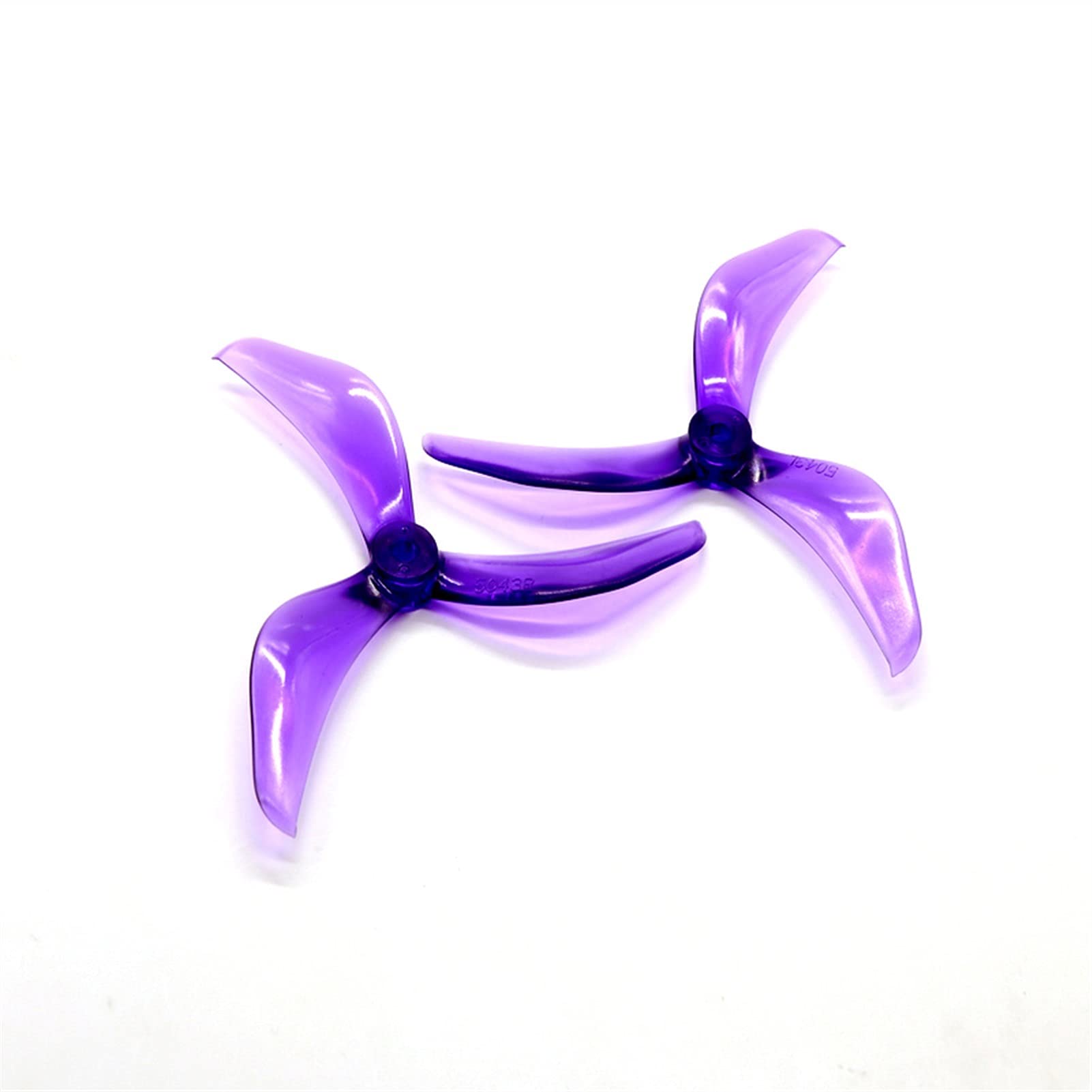 HUVNEXA 5X4,3X3 3-Blatt-Propeller, for RC FPV Racing Freestyle 5-Zoll-Drohnen Drohnenpropeller(6Pairs Purple) von HUVNEXA