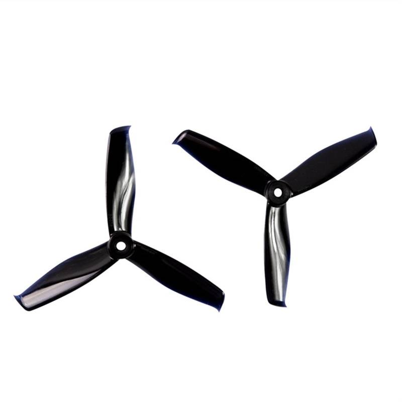 HUVNEXA 5X5,5X3 3-Blatt-PC-Propeller, for RC FPV Racing Freestyle 5-Zoll-Drohnen Drohnenpropeller(2Pairs Black) von HUVNEXA